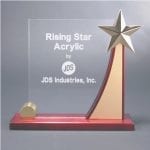 Acrylic Rising Star Trophy
