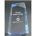 Acrylic Wedge Award 9″`