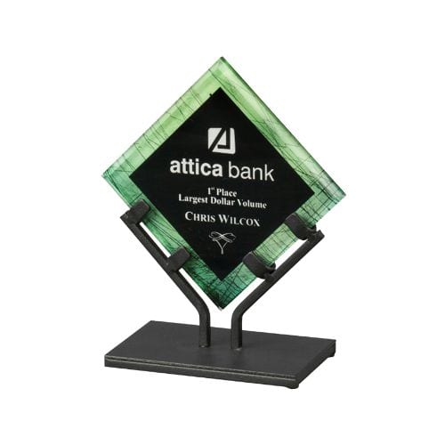 Galaxy Acrylic Plaque with Iron Stand