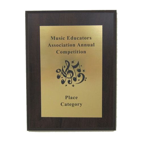 Plaques with Flexi-Brass Plates 6x8