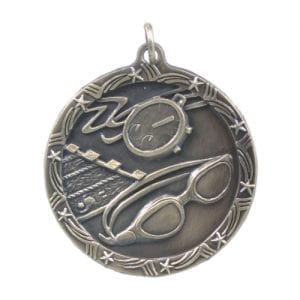 Swimming Medals with Stars