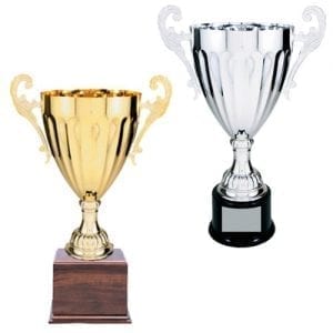 Trophy Cup with Square or Round Base