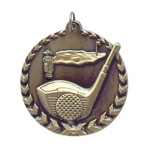 Wreath Golf Medal