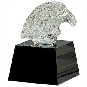 Crystal Eagle Head Trophy