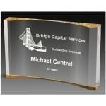 Curved Rectangle Acrylic Trophies