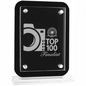 Glass Stand up Plaques