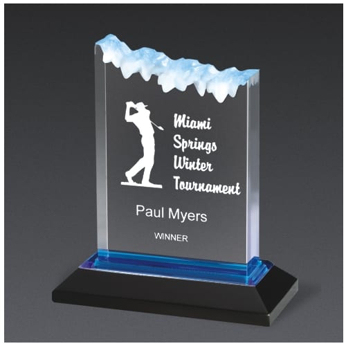 Acrylic Award with Frosted Top
