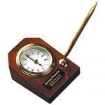 Award Clock with Pen