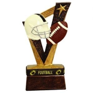 Football Trophies with Wrist Band