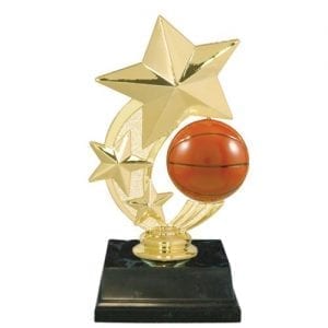 3-Star Basketball Trophy
