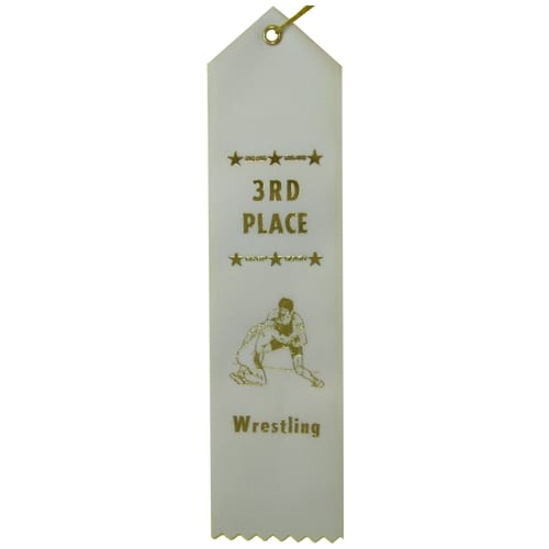 3rd Place Wrestling Ribbons