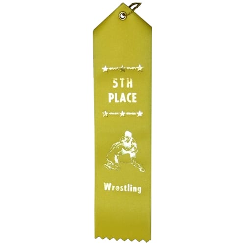 5th Place Wrestling Ribbons