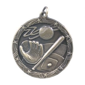 Star Studded Baseball Medals
