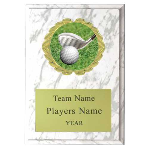 Golf Plaque with Insert