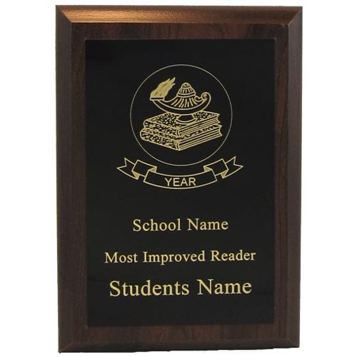 Lamp of Learning School Plaque