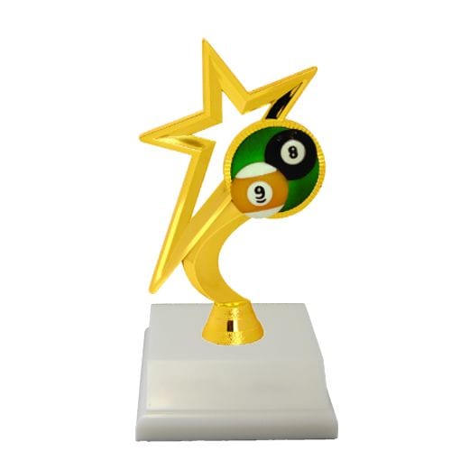 Gold Star Pool Trophies