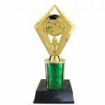 Music Diamond Trophy with Column