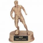 Resin Soccer Statue Male