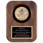 Walnut Plaque with Army Seal