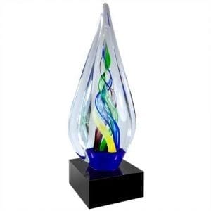 Infinity Twist Art Glass Award