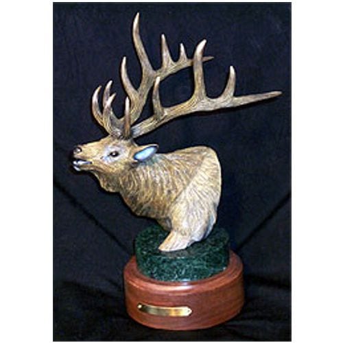 Bronze Elk Head Collectible