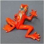 Frog Figurine Hot Rod