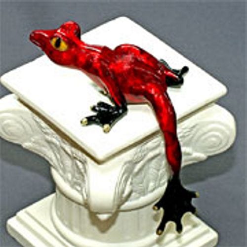 Frog Figurine on Ledge