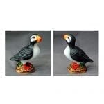 Bronze Collectible Puffin, side views