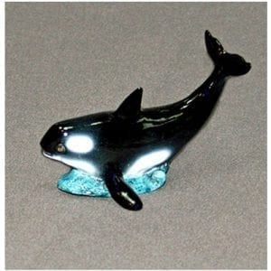 Bronze Sealife Orca Baby