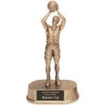 Resin Basketball Trophy - Male