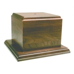 Optional walnut base