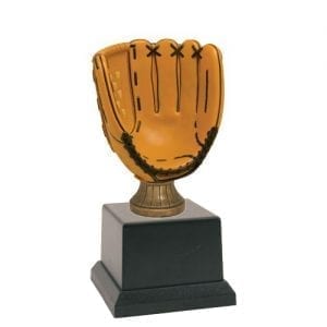 Baseball Mitt Ball Holder Trophy