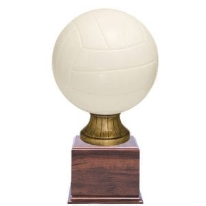 Volleyball Trophy with Block Base