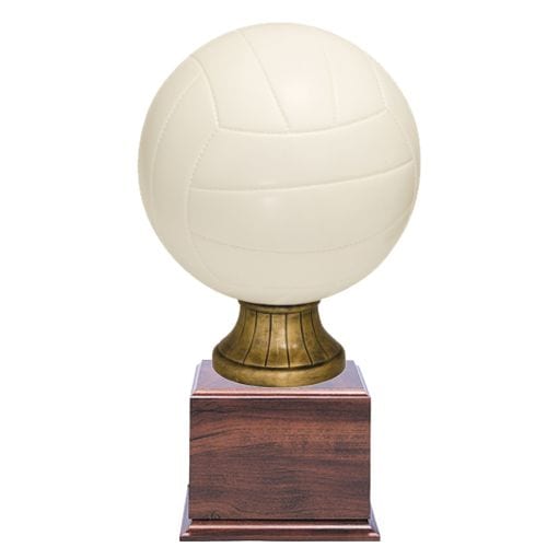 Volleyball Trophy with Block Base