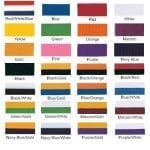Neck Ribbon Color Choices, Part 1