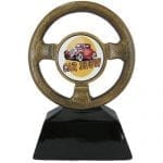 Gold Steering Wheel Trophy