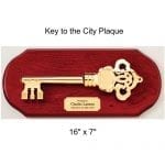 Key to the City Plaque
