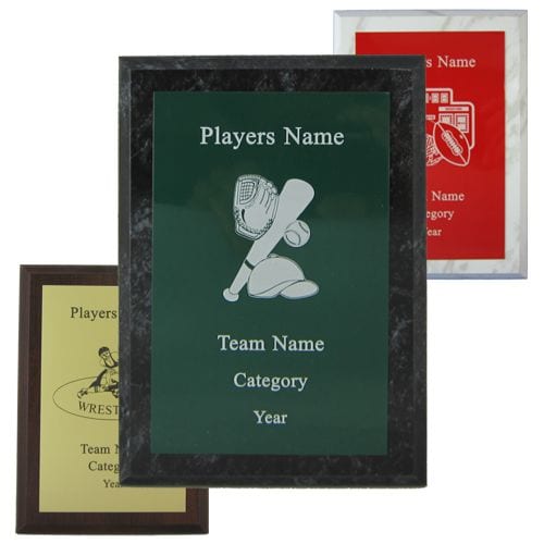 Baseball Plaque Choice of Colors
