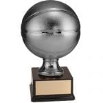 Basketball Trophy in silver