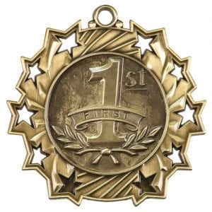Ten Star First Place Medals