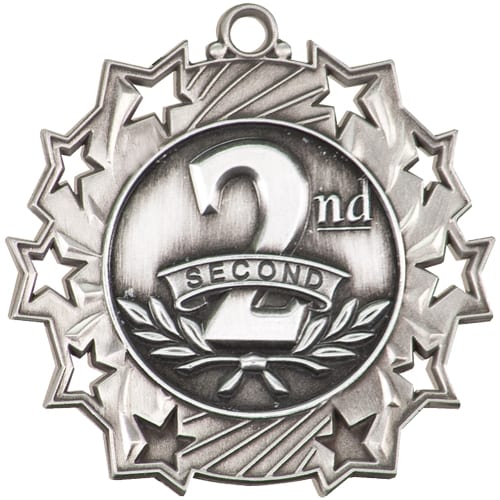 Ten Star 2nd Place Medals