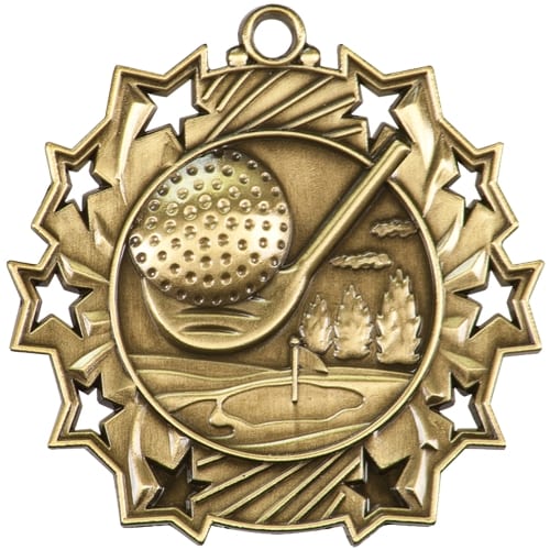 Ten Star Golf Medals