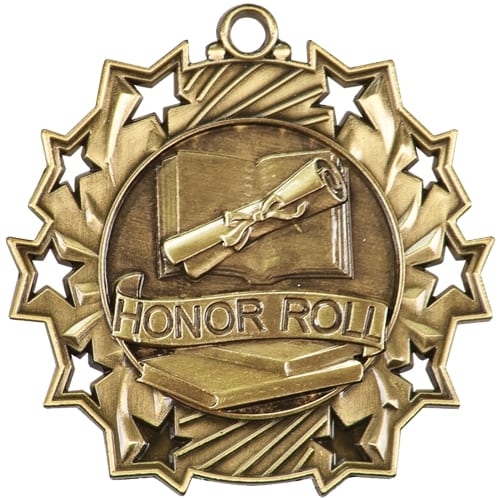 Ten Star Honor Roll Medals