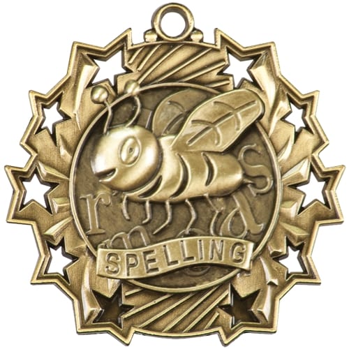 Ten Star Spelling Bee Medals