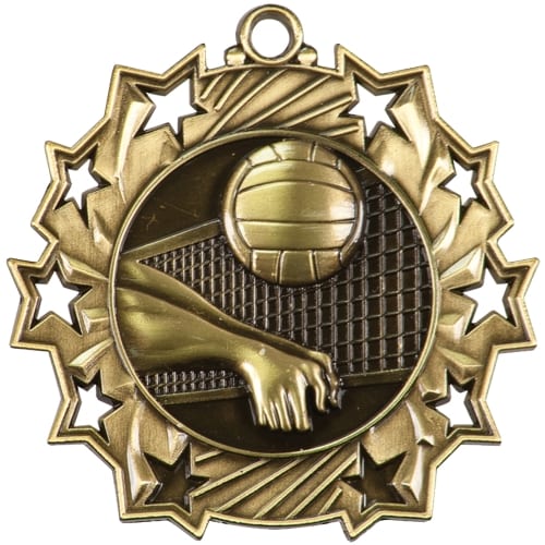 Ten Star Volleyball Medals