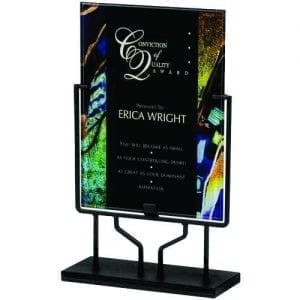 Acrylic Art Plaque in Stand