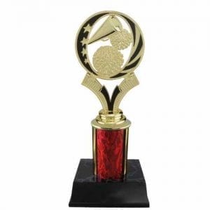 Midnite Star Cheer Trophy with Column