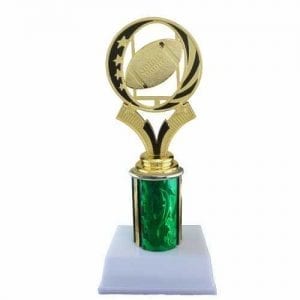 Football Midnite Star Trophy with Column