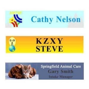 Full Color Name Plates 2x8