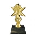 Football Trophy with Star Figure